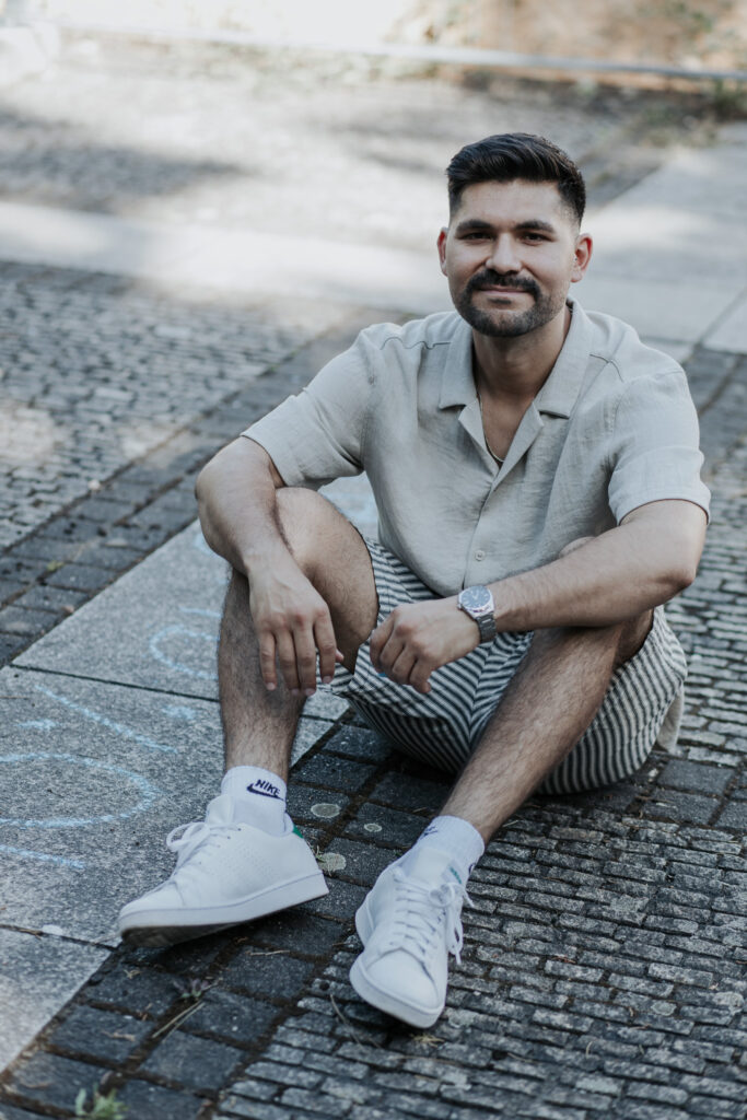 Sales- und Marketingstratege Heiko bei seinem Personal Branding Shooting in Berlin